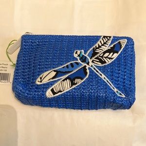 Vera Bradley straw pouch